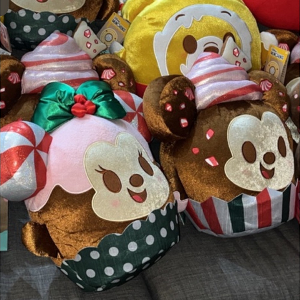 DISNEY MUNCHLING peppermint mickey & minnie set